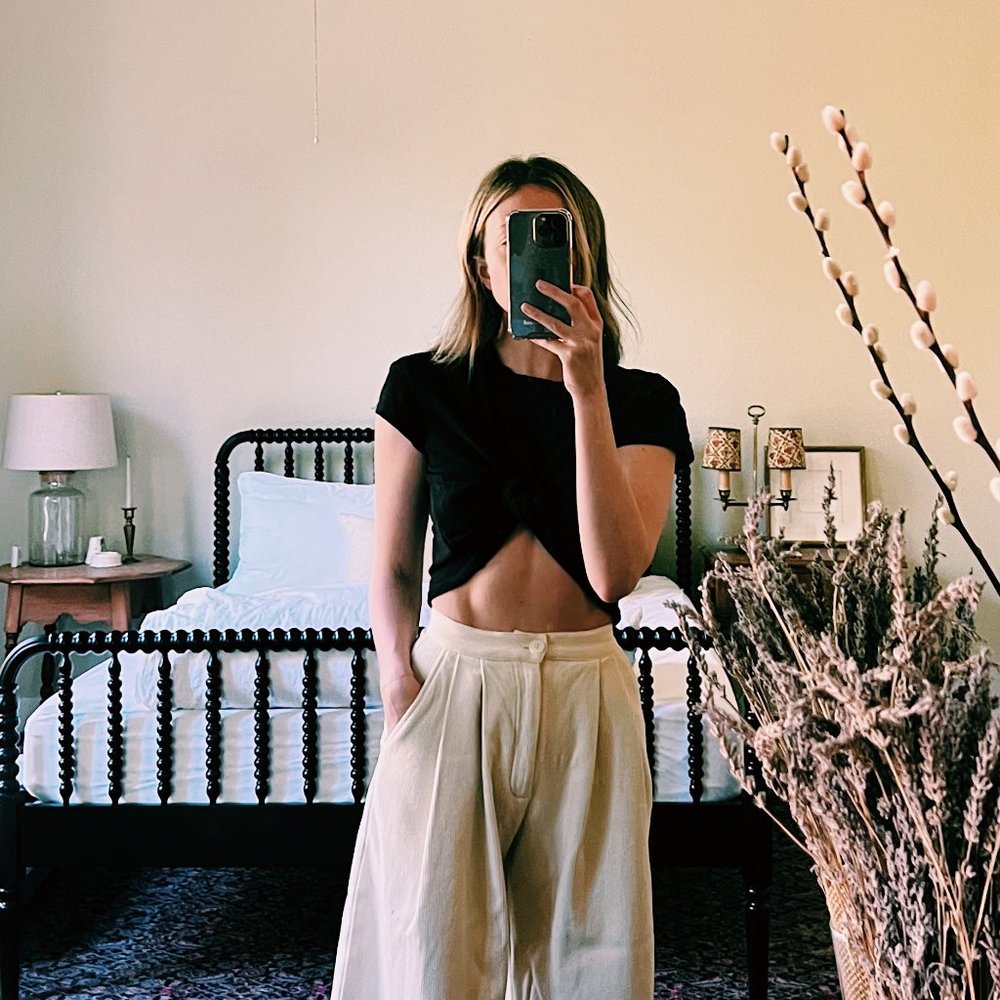 NWOT esby Apparel Nikita Pants Winter White Size 0